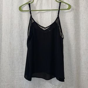 Forever, 21 black lace, tank top size medium